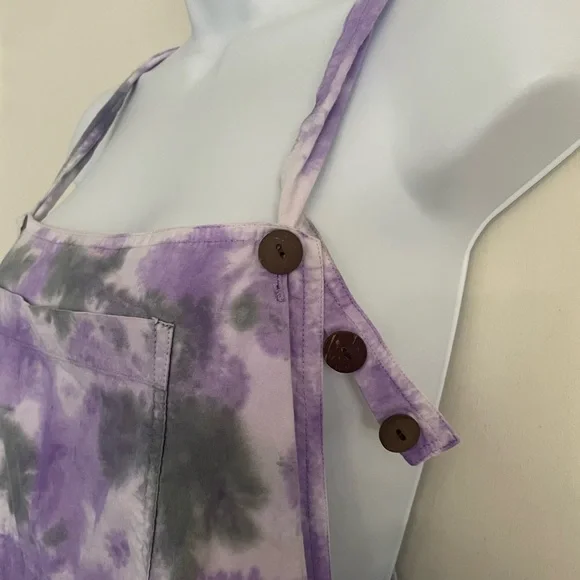 Colorful Tie-Dye Overalls - Picture 3 of 5